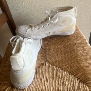 Converse All-Star high top white sneakers